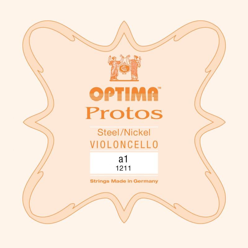 Cuerda cello Optima Protos 1211 1ª La Medium 1/4 Cuerda cello Optima Protos 1211 1ª La Medium 1/4