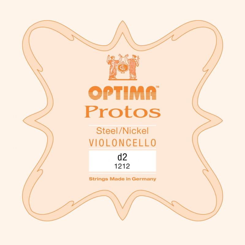 Cuerda cello Optima Protos 1212 2ª Re Medium 1/2 Cuerda cello Optima Protos 1212 2ª Re Medium 1/2