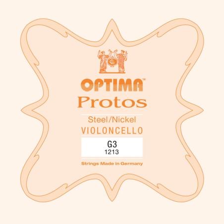 Cuerda cello Optima Protos 1213 3ª Sol Medium 1/2