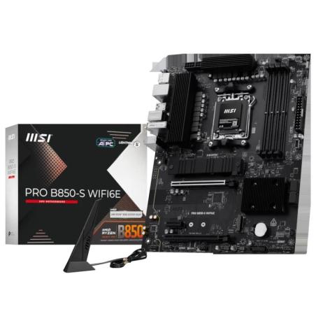 Msi placa base pro b850-s wifi6e ddr5 atx am5