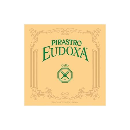 Cuerda cello Pirastro Eudoxa 234240 2ª Re 24 tripa/aluminio plateado Medium 4/4