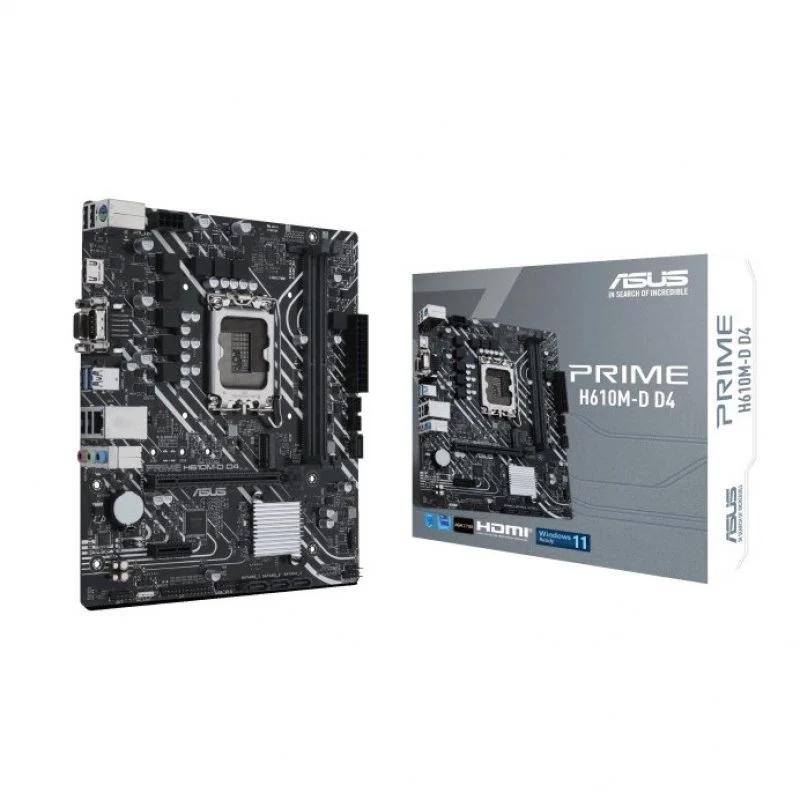 Asus placa base prime h610m-d d4 matx 1700