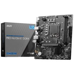 Msi placa base pro h610m-e ddr4 matx 1700