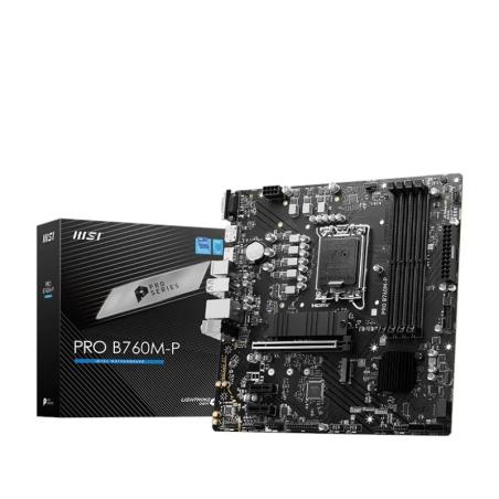 Msi placa base pro b760m-p ddr5 matx lga1700