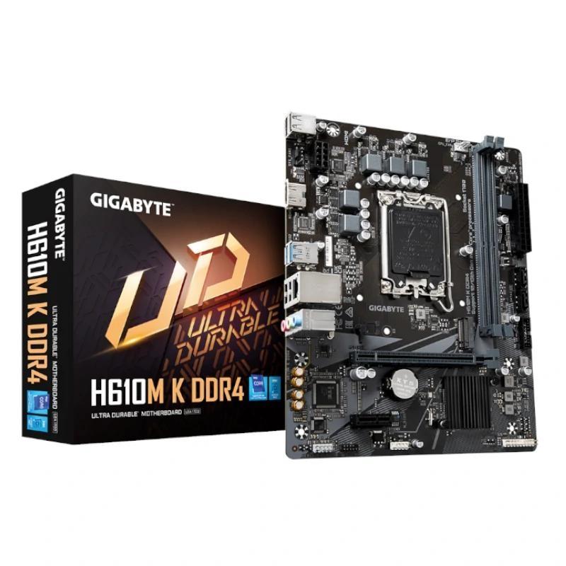 Gigabyte placa base h610m k ddr4 matx 1700