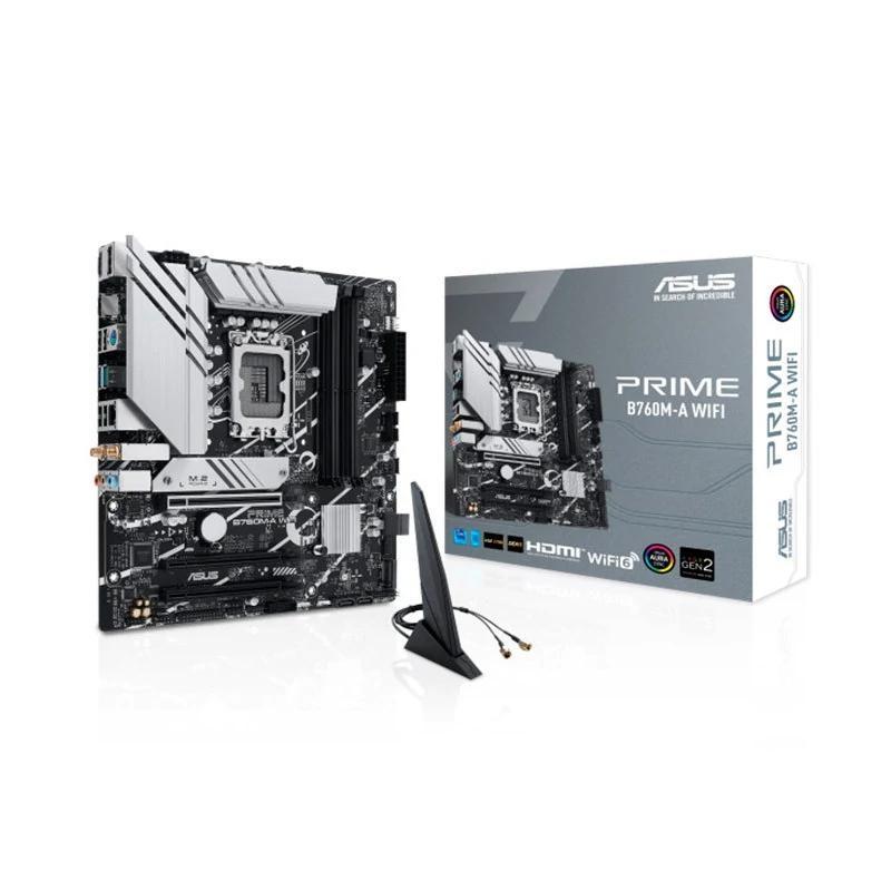 Asus placa base prime b760m-a wifi ddr5 matx 1700