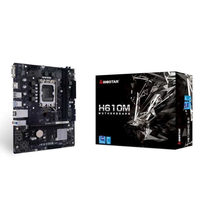 Biostar placa base h610mhc 2.0 ddr4 matx lga1700
