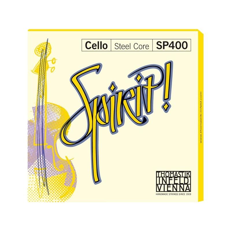 Cuerda cello Thomastik Spirit! SP400 Medium 3/4 Cuerda cello Thomastik Spirit! SP400 Medium 3/4