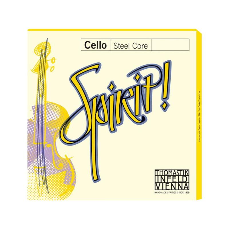 Cuerda cello Thomastik Spirit! SP44 4ª Do Medium 3/4 Cuerda cello Thomastik Spirit! SP44 4ª Do Medium 3/4