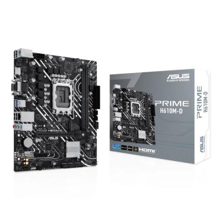 Asus placa base prime h610m-d ddr5 matx 1700