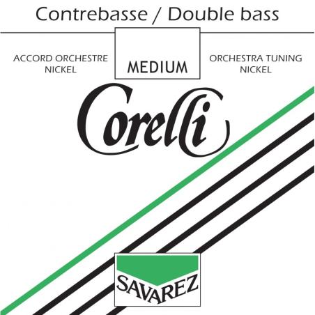 Cuerda contrabajo Corelli orquesta níqu 3ª La Medium 1/2