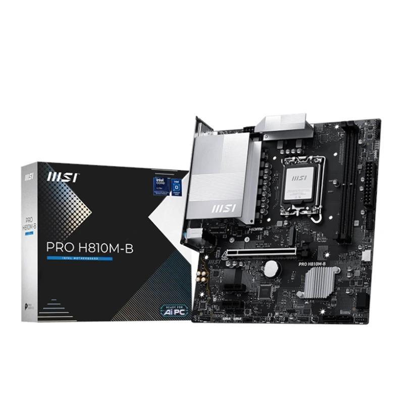 Msi placa base pro h810m-b ddr5 matx lga1851