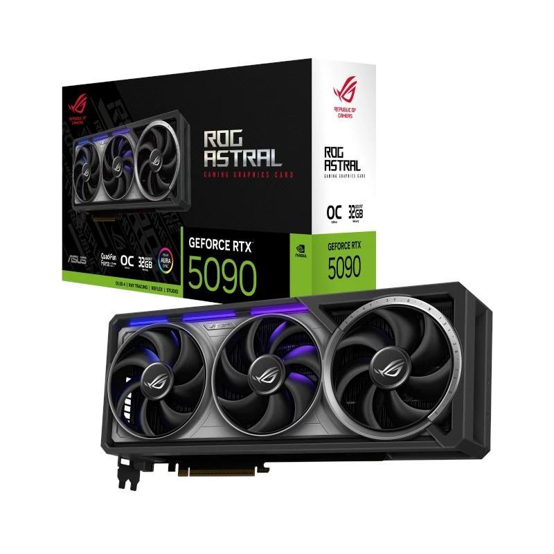 Asus vga nvidia rtx 5090 rog astral oc 32gb ddr7