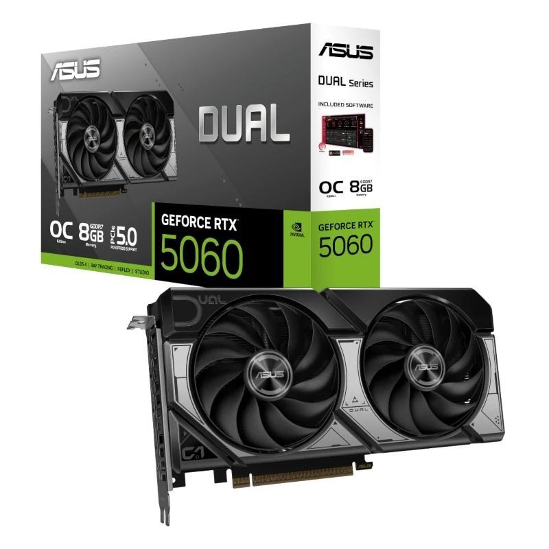 Asus vga nvidia dual rtx 5060 o8g 8gb ddr7