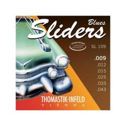 Cuerda guitarra eléctrica Thomastik Blues Sliders P09 1ª Mi