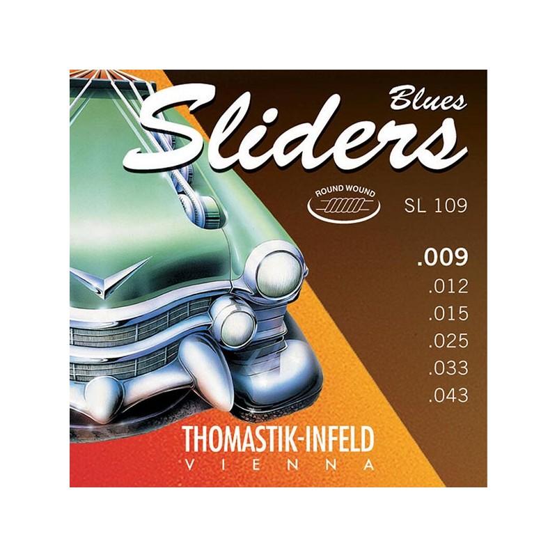Cuerda guitarra eléctrica Thomastik Blues Sliders P09 1ª Mi Cuerda guitarra eléctrica Thomastik Blues Sliders P09 1ª Mi