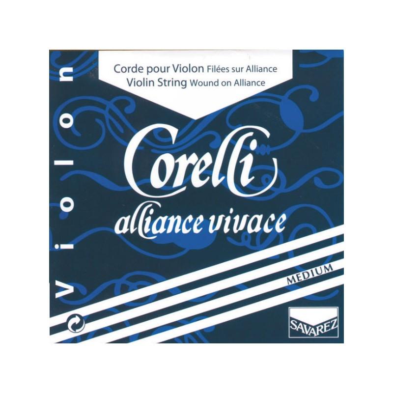 Cuerda violín Corelli Alliance Vivace 802M 2ª La Medium 4/4