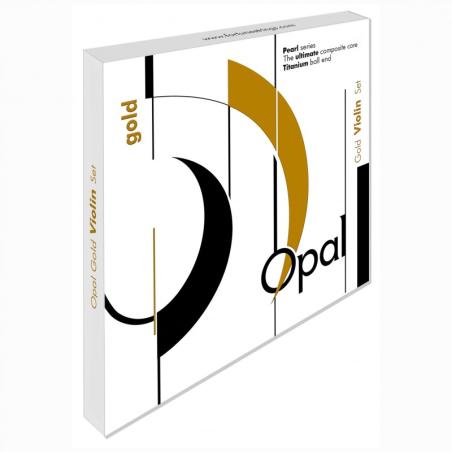 Cuerda violín For-Tune Opal Gold 1ª Mi bola acero 4/4 Medium 4/4