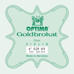 Cuerda violín Optima Goldbrokat 1001 1ª Mi Bola 0.24 Extra-light 4/4