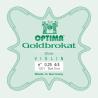 Cuerda violín Optima Goldbrokat 1001 1ª Mi Bola 0.25 Light 4/4