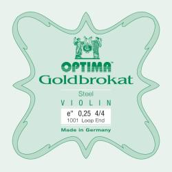 Cuerda violín Optima Goldbrokat 1001 1ª Mi lazo 0.25 Light 4/4