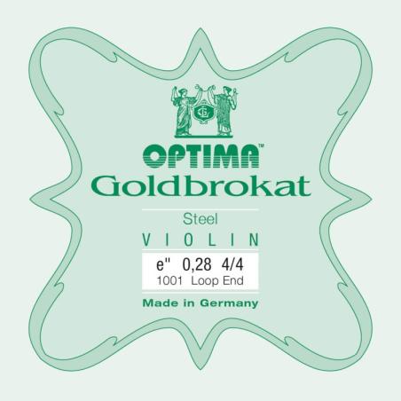Cuerda violín Optima Goldbrokat 1001 1ª Mi lazo 0.28 Extra-hard 4/4
