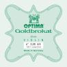 Cuerda violín Optima Goldbrokat 1001 1ª Mi lazo 0.28 Extra-hard 4/4