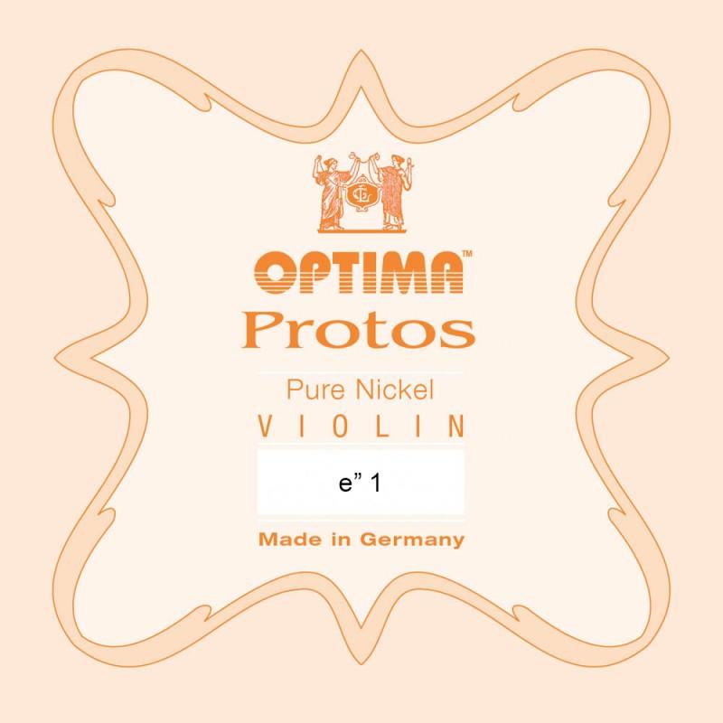 Cuerda violín Optima Protos 1011 1ª Mi Bola Medium 1/2
