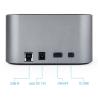 Tooq tqds-805g dock station doble bahía hdd gris