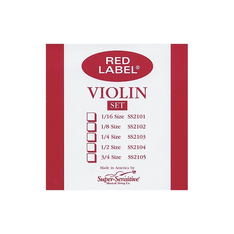 Cuerda violín Super-Sensitive Red Label 2ª La Medium 1/2 1/2 Cuerda violín Super-Sensitive Red Label 2ª La Medium 1/2 1/2