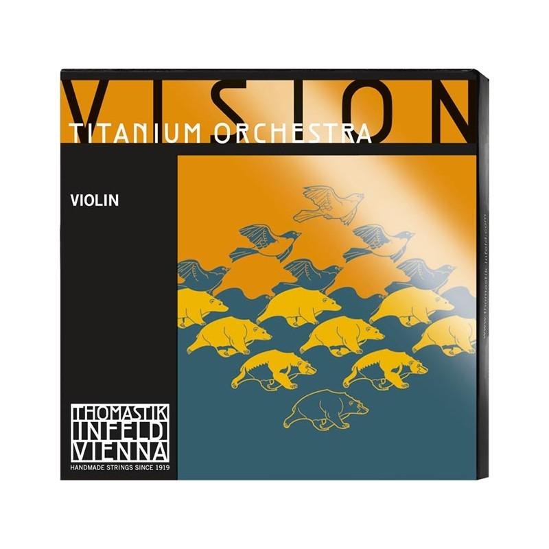 Cuerda violín Thomastik Vision Titanium Orchestra VIT01O 1ª Mi Bola Medium 4/4 Cuerda violín Thomastik Vision Titanium Orchestra VIT01O 1ª Mi Bola Medium 4/4