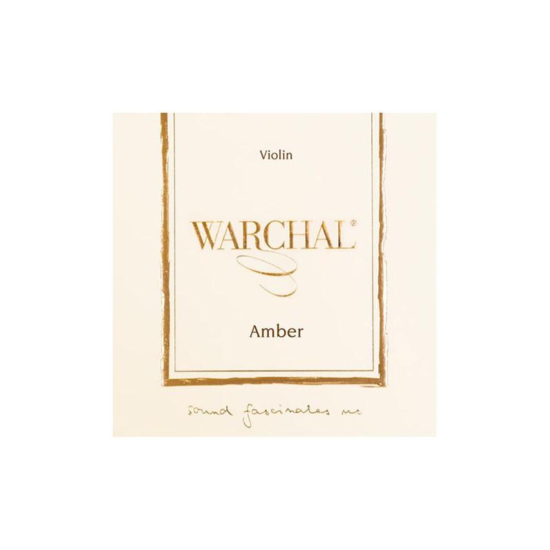 Cuerda violín Warchal Amber 703S 3ª Re Plata Medium 4/4 Cuerda violín Warchal Amber 703S 3ª Re Plata Medium 4/4