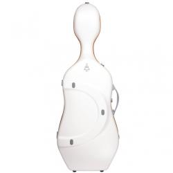 Estuche cello Bam Graffiti Slim Hightech GRAF1005XL 4/4 White/orange Blanco/Naranja