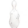Estuche cello Bam Graffiti Slim Hightech GRAF1005XL 4/4 White/orange Blanco/Naranja