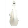 Estuche cello Bam Shamrock Hightech 1003XL con ruedas 4/4 White Blanco