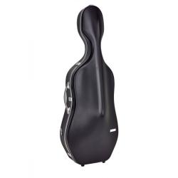 Estuche cello Bam SUP1005XL Slim 2.9 Cosmic Suprême Hightech 4/4 Black/silver Negro/Plata
