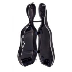 Estuche cello Bam SUP1005XL Slim 2.9 Cosmic Suprême Hightech 4/4 Black/silver Negro/Plata