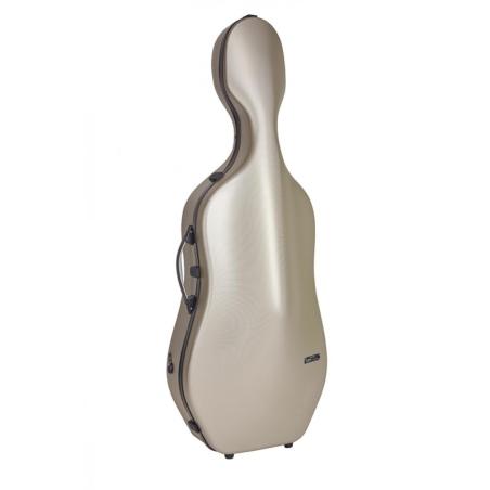 Estuche cello Bam SUP1005XL Slim 2.9 Suprême Hightech 4/4 Champagne/black Champagne/Negro