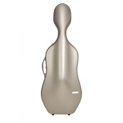 Estuche cello Bam SUP1005XL Slim 2.9 Suprême Hightech 4/4 Champagne/silver Champagne/Plata