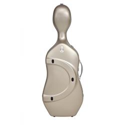 Estuche cello Bam SUP1005XL Slim 2.9 Suprême Hightech 4/4 Champagne/silver Champagne/Plata