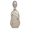 Estuche cello Bam SUP1005XL Slim 2.9 Suprême Hightech 4/4 Champagne/silver Champagne/Plata