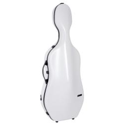 Estuche cello Bam SUP1005XLW Slim 2.9 Ice Suprême Hightech 4/4 White/black Blanco/Negro