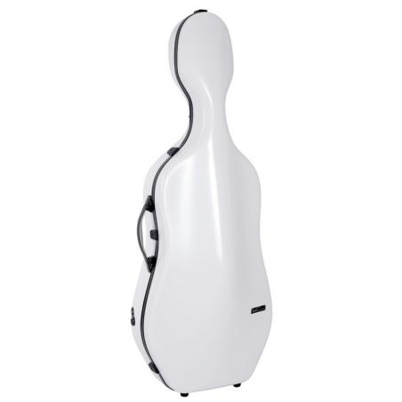 Estuche cello Bam SUP1005XLW Slim 2.9 Ice Suprême Hightech 4/4 White/black Blanco/Negro