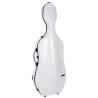Estuche cello Bam SUP1005XLW Slim 2.9 Ice Suprême Hightech 4/4 White/black Blanco/Negro