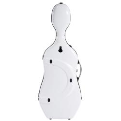 Estuche cello Bam SUP1005XLW Slim 2.9 Ice Suprême Hightech 4/4 White/black Blanco/Negro