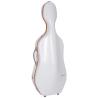 Estuche cello Bam SUP1005XLW Slim 2.9 Ice Suprême Hightech 4/4 White/orange Blanco/Naranja