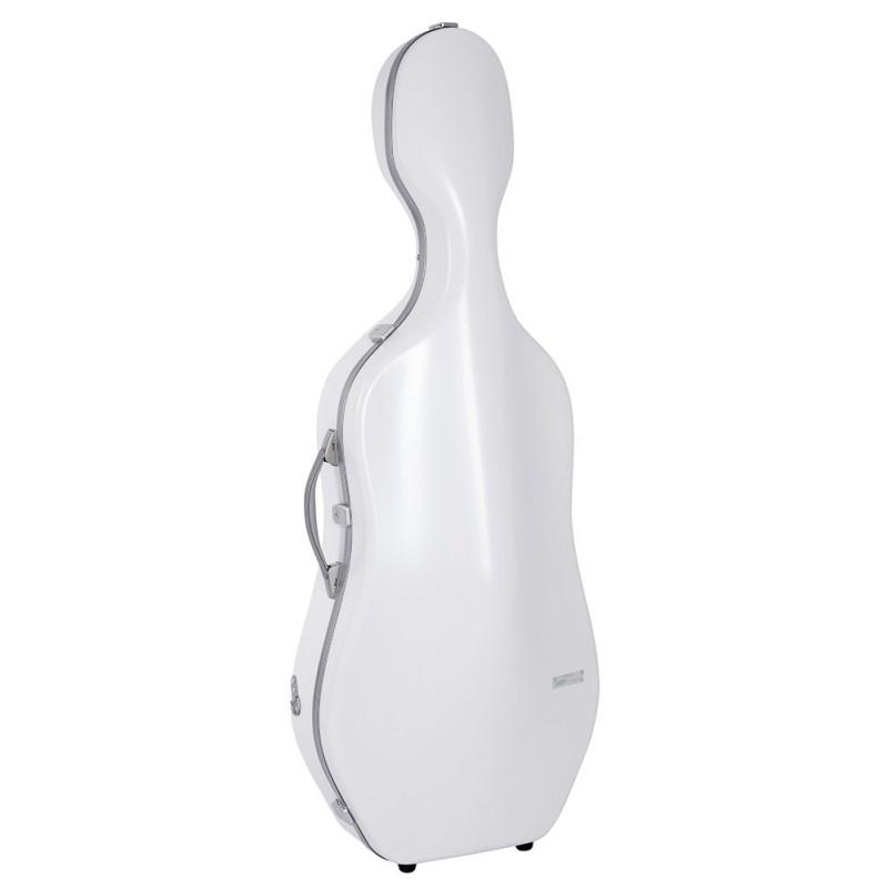 Estuche cello Bam SUP1005XLW Slim 2.9 Ice Suprême Hightech 4/4 White/silver Blanco/Plata