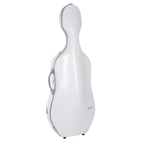 Estuche cello Bam SUP1005XLW Slim 2.9 Ice Suprême Hightech 4/4 White/silver Blanco/Plata
