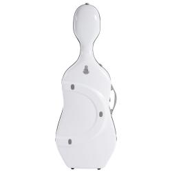 Estuche cello Bam SUP1005XLW Slim 2.9 Ice Suprême Hightech 4/4 White/silver Blanco/Plata