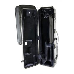 Estuche clarinete triple bajo do + Si b/La Bam 3126XL Hightech (3026XL + 3128S) Carbon